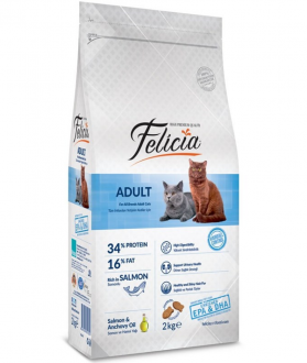 Felicia Somonlu Adult 2 kg Kedi Maması kullananlar yorumlar